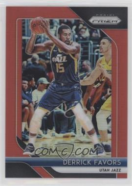 2018-19 Panini Prizm - [Base] - Red Prizm #173 - Derrick Favors /299