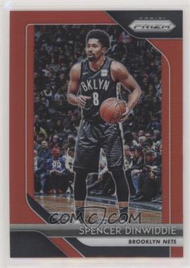 2018-19 Panini Prizm - [Base] - Red Prizm #208 - Spencer Dinwiddie /299