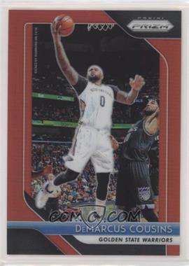 2018-19 Panini Prizm - [Base] - Red Prizm #282 - DeMarcus Cousins /299