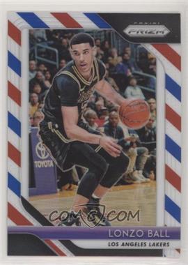 2018-19 Panini Prizm - [Base] - Red White & Blue Prizm #294 - Lonzo Ball