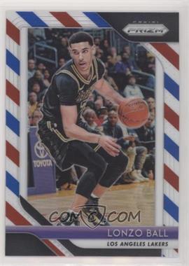 2018-19 Panini Prizm - [Base] - Red White & Blue Prizm #294 - Lonzo Ball