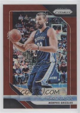 2018-19 Panini Prizm - [Base] - Ruby Wave Prizm #136 - Marc Gasol