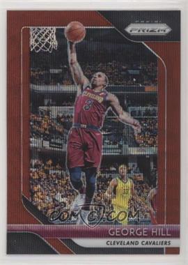 2018-19 Panini Prizm - [Base] - Ruby Wave Prizm #160 - George Hill