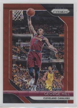 2018-19 Panini Prizm - [Base] - Ruby Wave Prizm #160 - George Hill