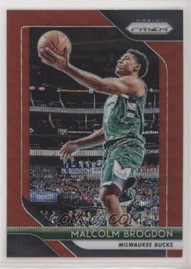 2018-19 Panini Prizm - [Base] - Ruby Wave Prizm #276 - Malcolm Brogdon