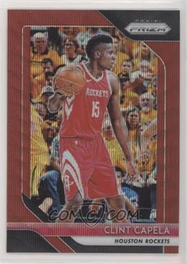 2018-19 Panini Prizm - [Base] - Ruby Wave Prizm #74 - Clint Capela