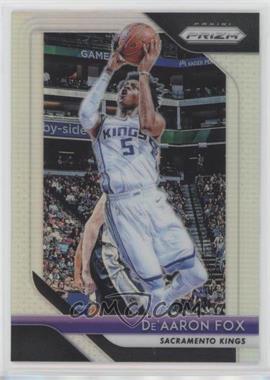 2018-19 Panini Prizm - [Base] - Silver Prizm #151 - De'Aaron Fox