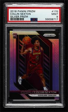 2018-19 Panini Prizm - [Base] - Silver Prizm #170 - Collin Sexton [PSA 9 MINT]