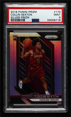 2018-19 Panini Prizm - [Base] - Silver Prizm #170 - Collin Sexton [PSA 9 MINT]