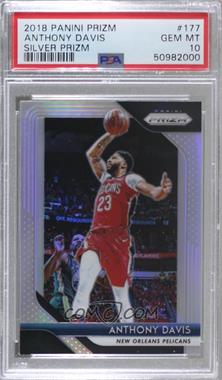 2018-19 Panini Prizm - [Base] - Silver Prizm #177 - Anthony Davis [PSA 10 GEM MT]