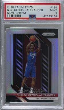 2018-19 Panini Prizm - [Base] - Silver Prizm #184 - Shai Gilgeous-Alexander [PSA 9 MINT]