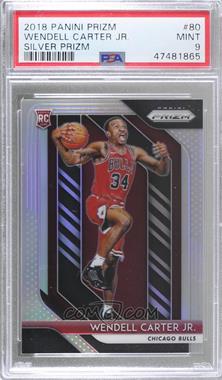 2018-19 Panini Prizm - [Base] - Silver Prizm #80 - Wendell Carter Jr. [PSA 9 MINT]