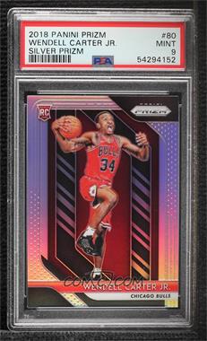 2018-19 Panini Prizm - [Base] - Silver Prizm #80 - Wendell Carter Jr. [PSA 9 MINT]