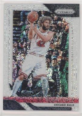 2018-19 Panini Prizm - [Base] - White Sparkle Prizm #120 - Robin Lopez