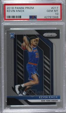 2018-19 Panini Prizm - [Base] #217 - Kevin Knox [PSA 10 GEM MT]