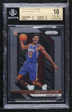 2018-19 Panini Prizm - [Base] #279 - Deandre Ayton [BGS 10 PRISTINE]