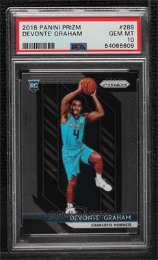 2018-19 Panini Prizm - [Base] #288 - Devonte' Graham [PSA 10 GEM MT]