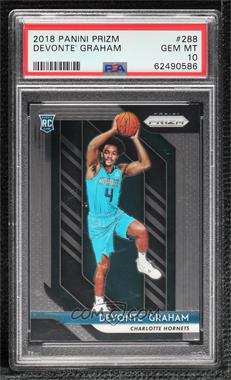 2018-19 Panini Prizm - [Base] #288 - Devonte' Graham [PSA 10 GEM MT]