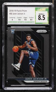 2018-19 Panini Prizm - [Base] #66 - Jaren Jackson Jr. [CSG 8.5 NM/Mint+]