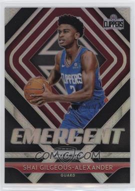 2018-19 Panini Prizm - Emergent - Silver Prizm #11 - Shai Gilgeous-Alexander