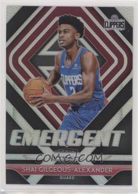 2018-19 Panini Prizm - Emergent - Silver Prizm #11 - Shai Gilgeous-Alexander