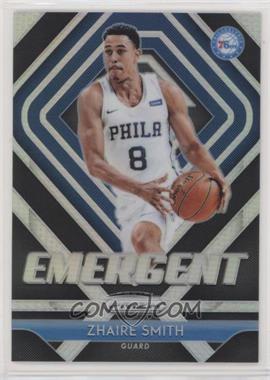 2018-19 Panini Prizm - Emergent - Silver Prizm #16 - Zhaire Smith