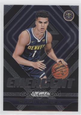 2018-19 Panini Prizm - Emergent #14 - Michael Porter Jr.