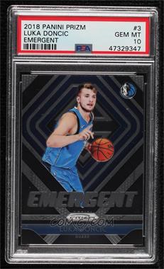 2018-19 Panini Prizm - Emergent #3 - Luka Doncic [PSA 10 GEM MT]