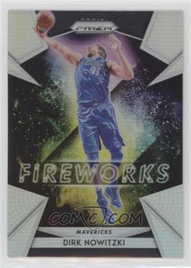 2018-19 Panini Prizm - Fireworks - Silver Prizm #29 - Dirk Nowitzki