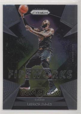 2018-19 Panini Prizm - Fireworks #19 - LeBron James