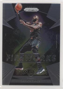 2018-19 Panini Prizm - Fireworks #19 - LeBron James