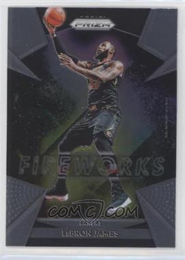 2018-19 Panini Prizm - Fireworks #19 - LeBron James