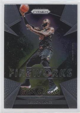 2018-19 Panini Prizm - Fireworks #19 - LeBron James