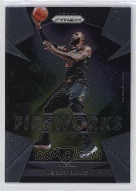 2018-19 Panini Prizm - Fireworks #19 - LeBron James