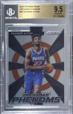 2018-19 Panini Prizm - Freshman Phenoms #25 - Deandre Ayton [BGS 9.5 GEM MINT]