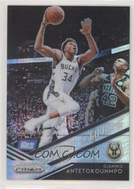 2018-19 Panini Prizm - Go Hard or Go Home - Hyper Prizm #9 - Giannis Antetokounmpo