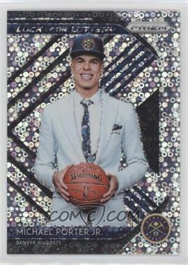 2018-19 Panini Prizm - Luck of the Lottery - Fast Break Prizm #14 - Michael Porter Jr.