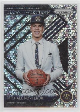 2018-19 Panini Prizm - Luck of the Lottery - Fast Break Prizm #14 - Michael Porter Jr.