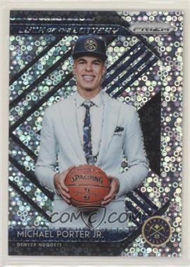 2018-19 Panini Prizm - Luck of the Lottery - Fast Break Prizm #14 - Michael Porter Jr.