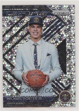 2018-19 Panini Prizm - Luck of the Lottery - Fast Break Prizm #14 - Michael Porter Jr.