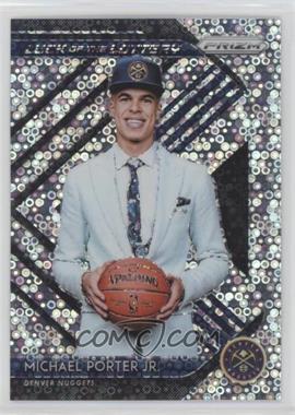 2018-19 Panini Prizm - Luck of the Lottery - Fast Break Prizm #14 - Michael Porter Jr.