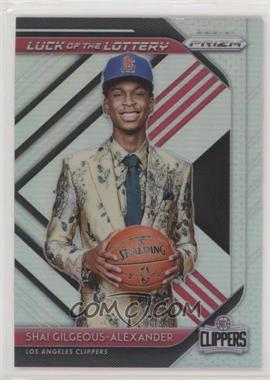 2018-19 Panini Prizm - Luck of the Lottery - Silver Prizm #11 - Shai Gilgeous-Alexander