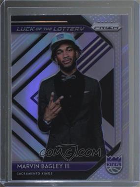 2018-19 Panini Prizm - Luck of the Lottery - Silver Prizm #2 - Marvin Bagley III