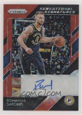 2018-19 Panini Prizm - Sensational Signatures - Choice Prizm #SS-DSB - Domantas Sabonis