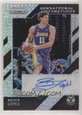 2018-19 Panini Prizm - Sensational Signatures - Mojo Prizm #SS-BLP - Brook Lopez /25