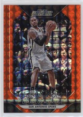 2018-19 Panini Prizm Mosaic - [Base] - Orange #62 - LaMarcus Aldridge /99