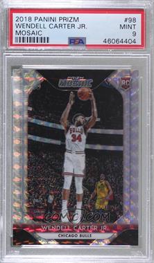 2018-19 Panini Prizm Mosaic - [Base] #98 - Wendell Carter Jr. [PSA 9 MINT]