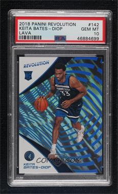 2018-19 Panini Revolution - [Base] - Lava #142 - Keita Bates-Diop /10 [PSA 10 GEM MT]