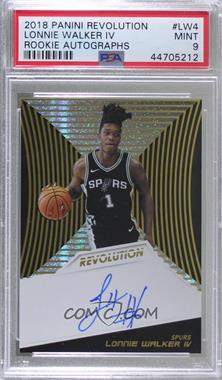 2018-19 Panini Revolution - Rookie Autographs #RA-LW4 - Lonnie Walker IV [PSA 9 MINT]