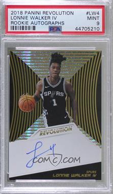 2018-19 Panini Revolution - Rookie Autographs #RA-LW4 - Lonnie Walker IV [PSA 9 MINT]